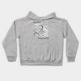 abstract bouquet 2 with flowers Kids Hoodie